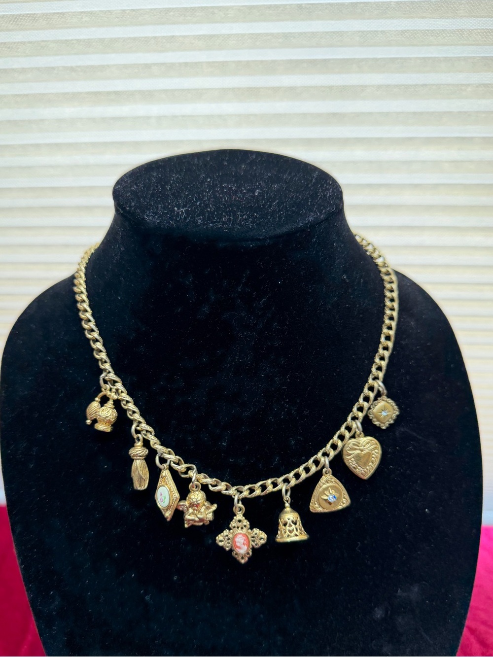 Vintage 1928 Multi Charms Necklace